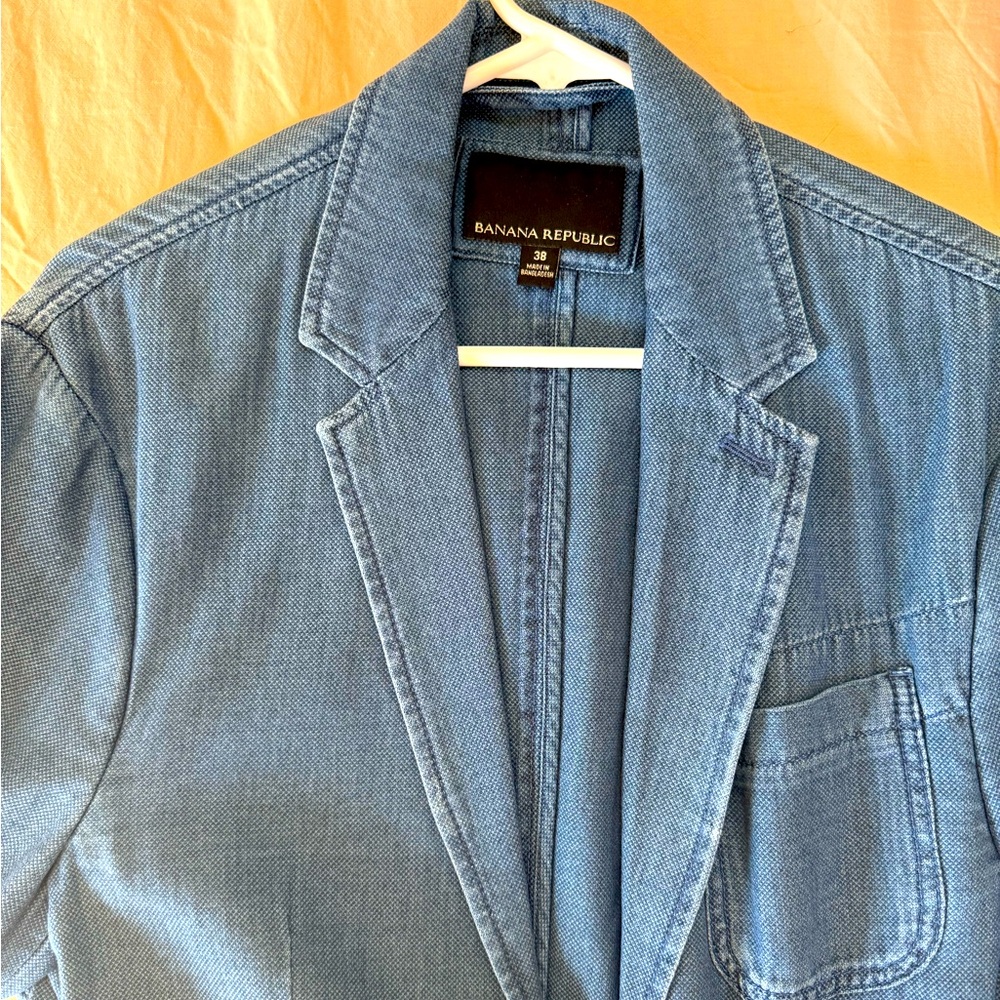 Banana Republic Japan Exclusive slim Chambray Blazer